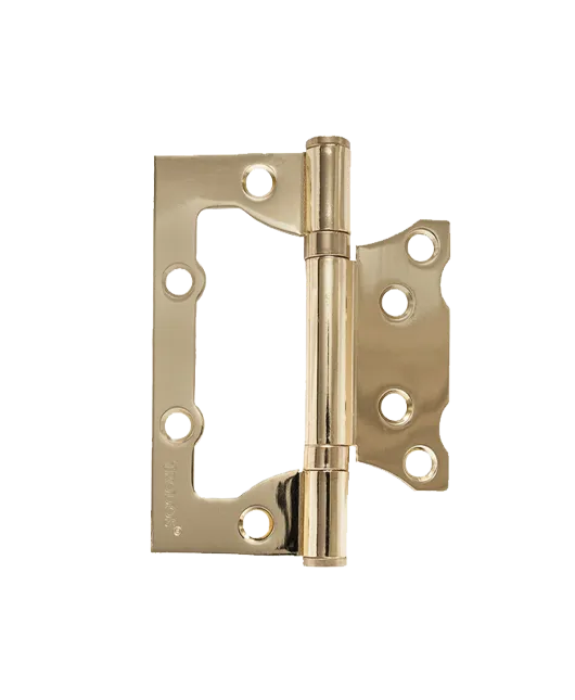 Петля накладная TRODOS 2BB 100х75х2,0мм PB золото